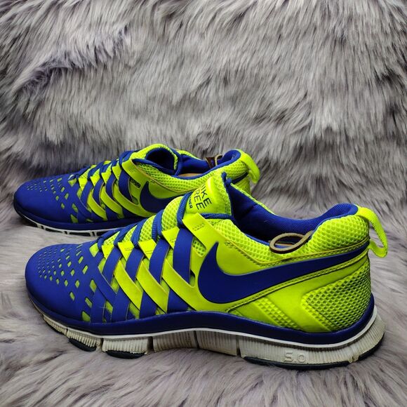 Nike Other - Nike Free Trainer 5.0 Sneakers Mens Size 10.5 Blue Green Neon 579809-700